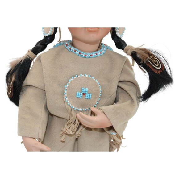 American Diary Porcelain Doll Many Stars By Linda Mason - Picture 12 of 12